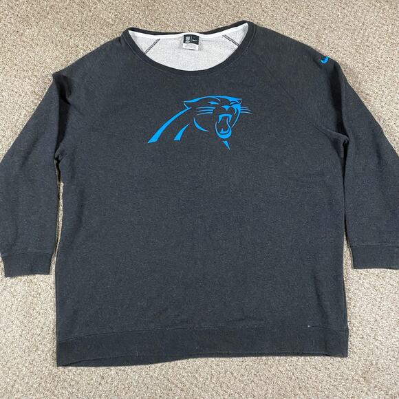 Nike Tops - Nike Panthers Sweatshirt Womens XXL 2XL Pullover Scoop Neck NFL North Carolina